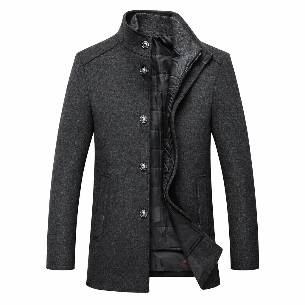Men's Wool-Look Oliver Overcoat