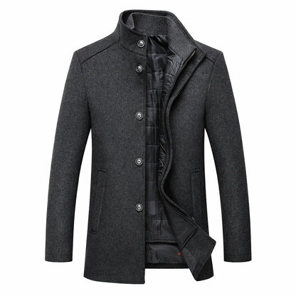 Men's Wool-Look Oliver Overcoat