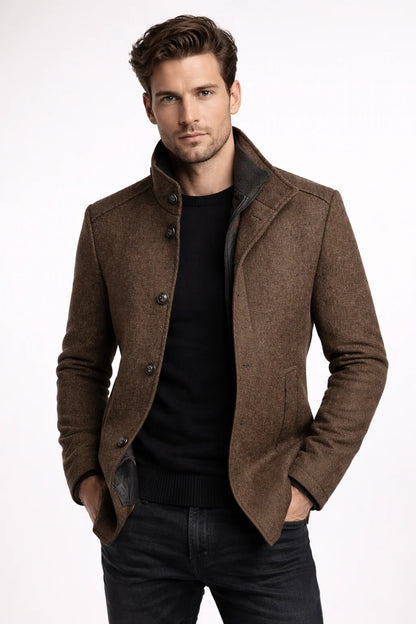 Men's Wool-Look Oliver Overcoat