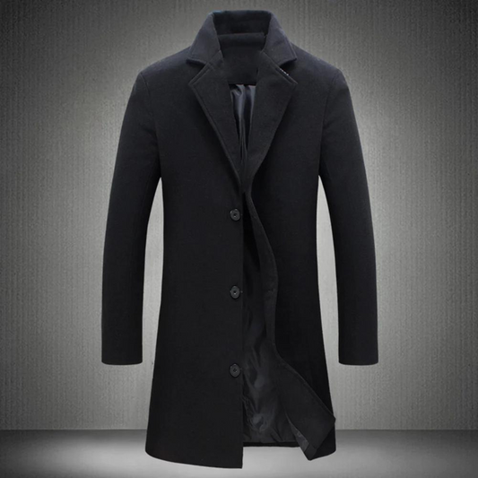 Men’s Wool Overcoat for Winter