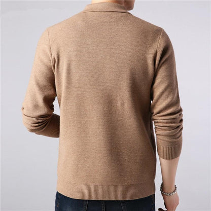 Men's Wool Vest with Collar