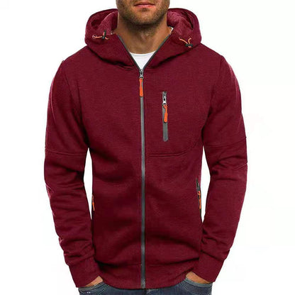 Men's Wool Zip-Up Hoodie