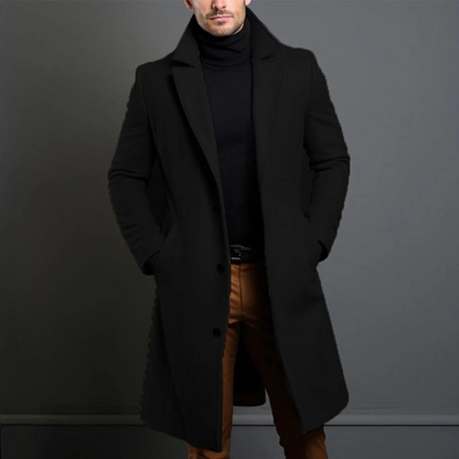 Men's Woolen Slim Fit Coat