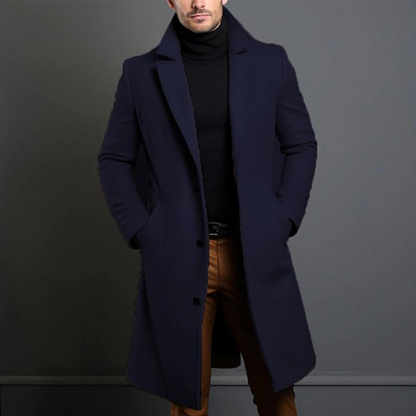 Men's Woolen Slim Fit Coat