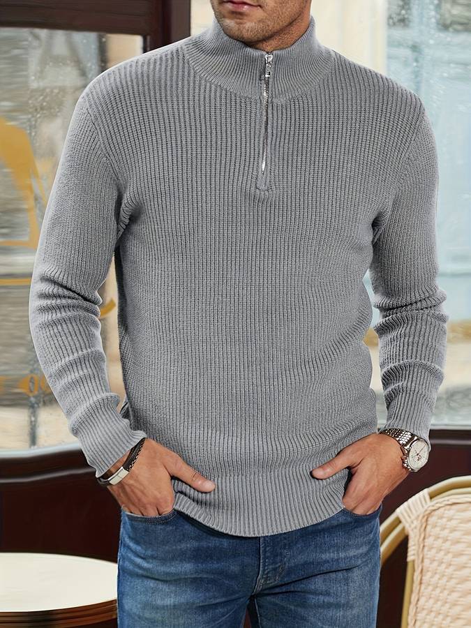 Men's Zip Sweater Regular Fit