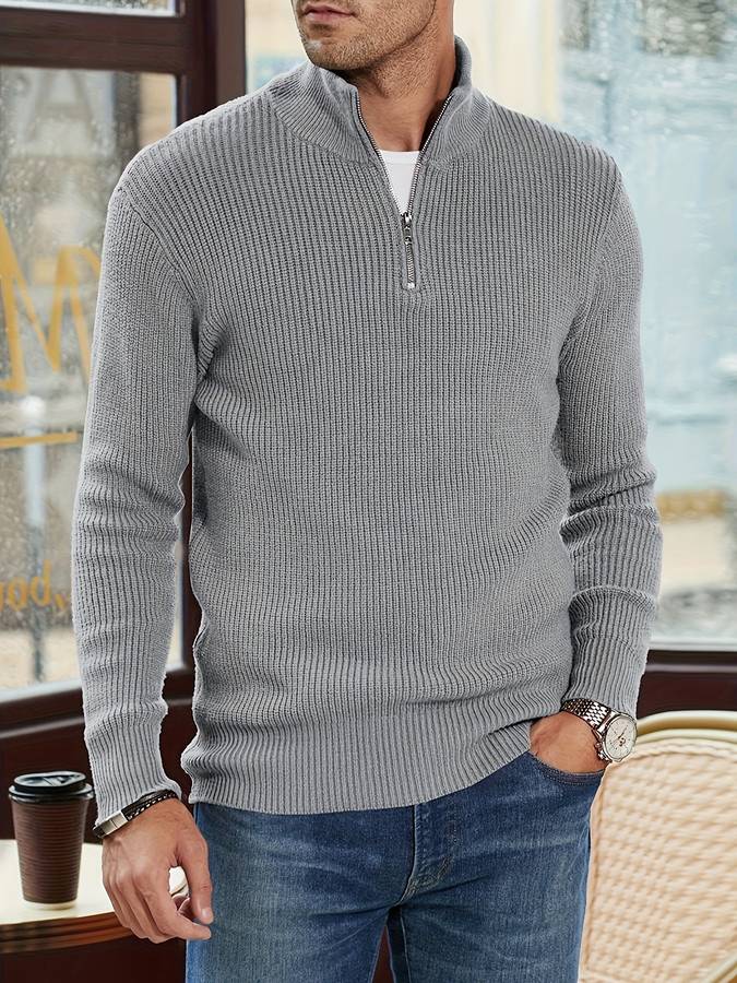 Men's Zip Sweater Regular Fit