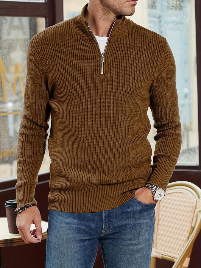 Men's Zip Sweater Regular Fit