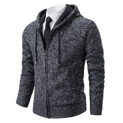 Men's Zip-Up Cardigan Lightweight Knit Sweater