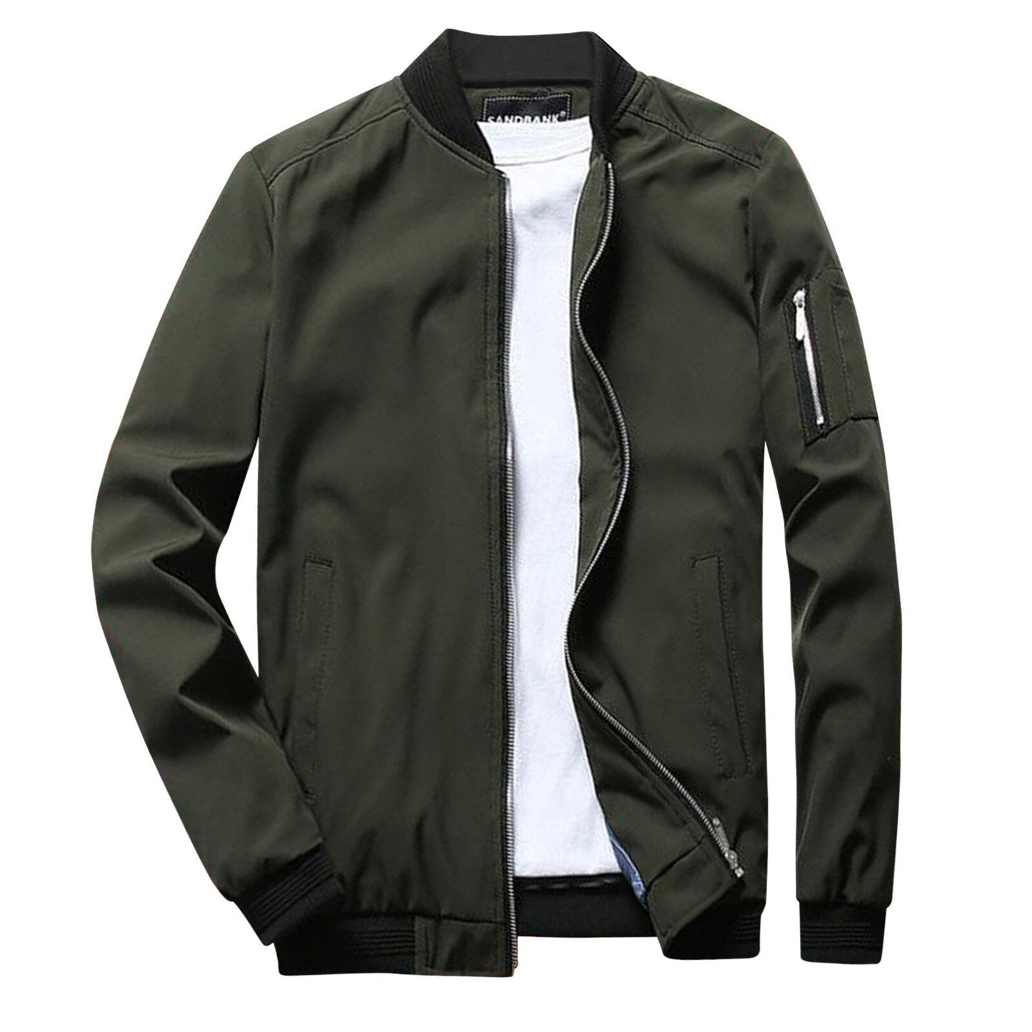 Men's Zip-Up Jacket for Autumn