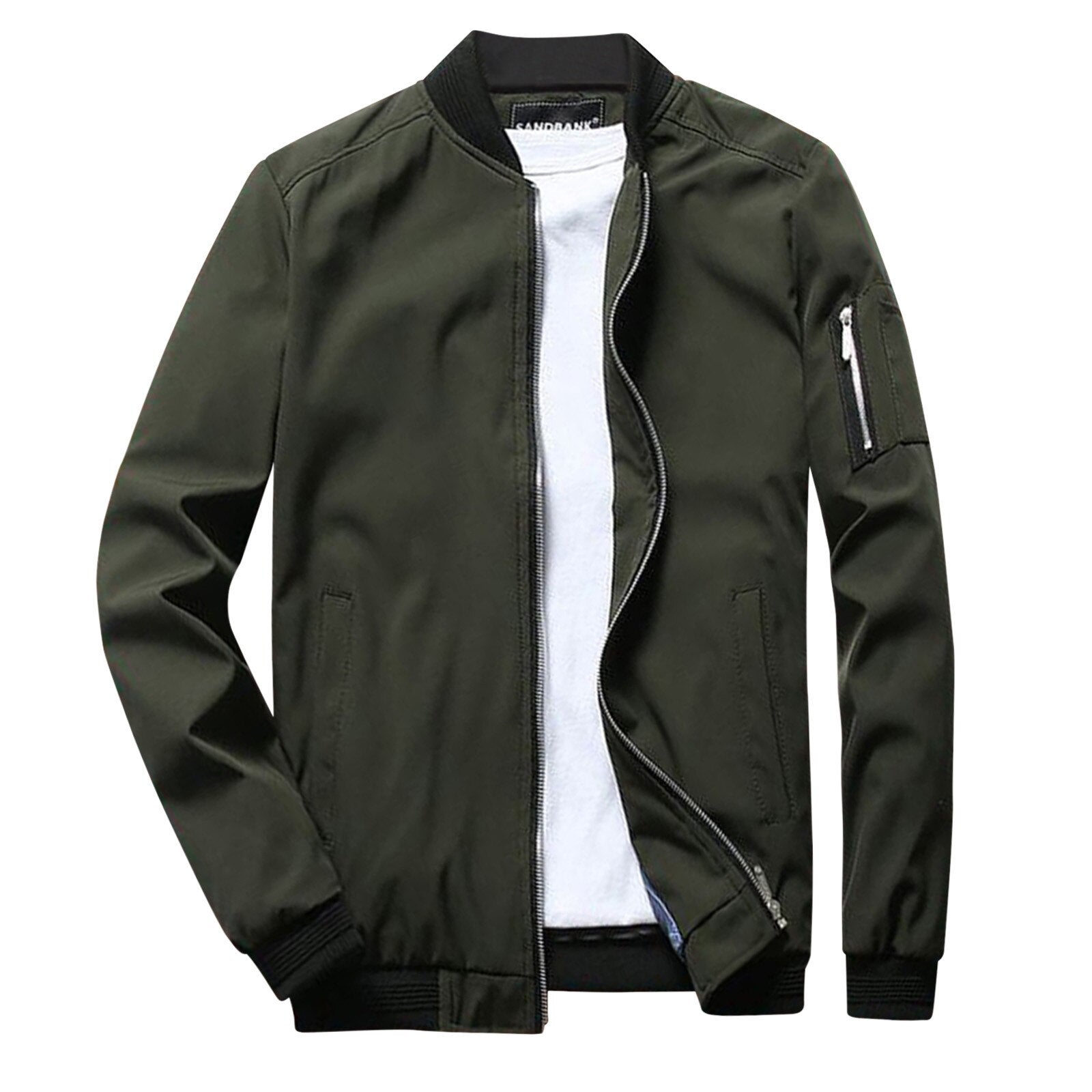 Men's Zip-Up Jacket for Autumn
