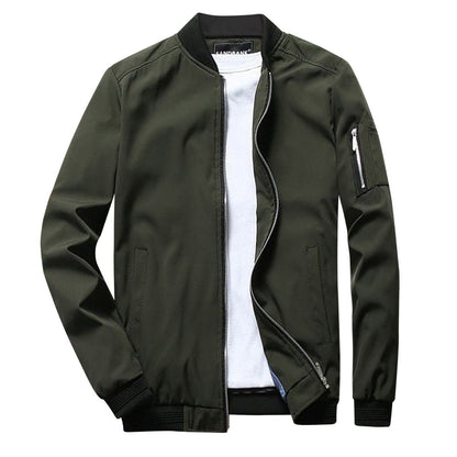 Men's Zip-Up Jacket for Autumn