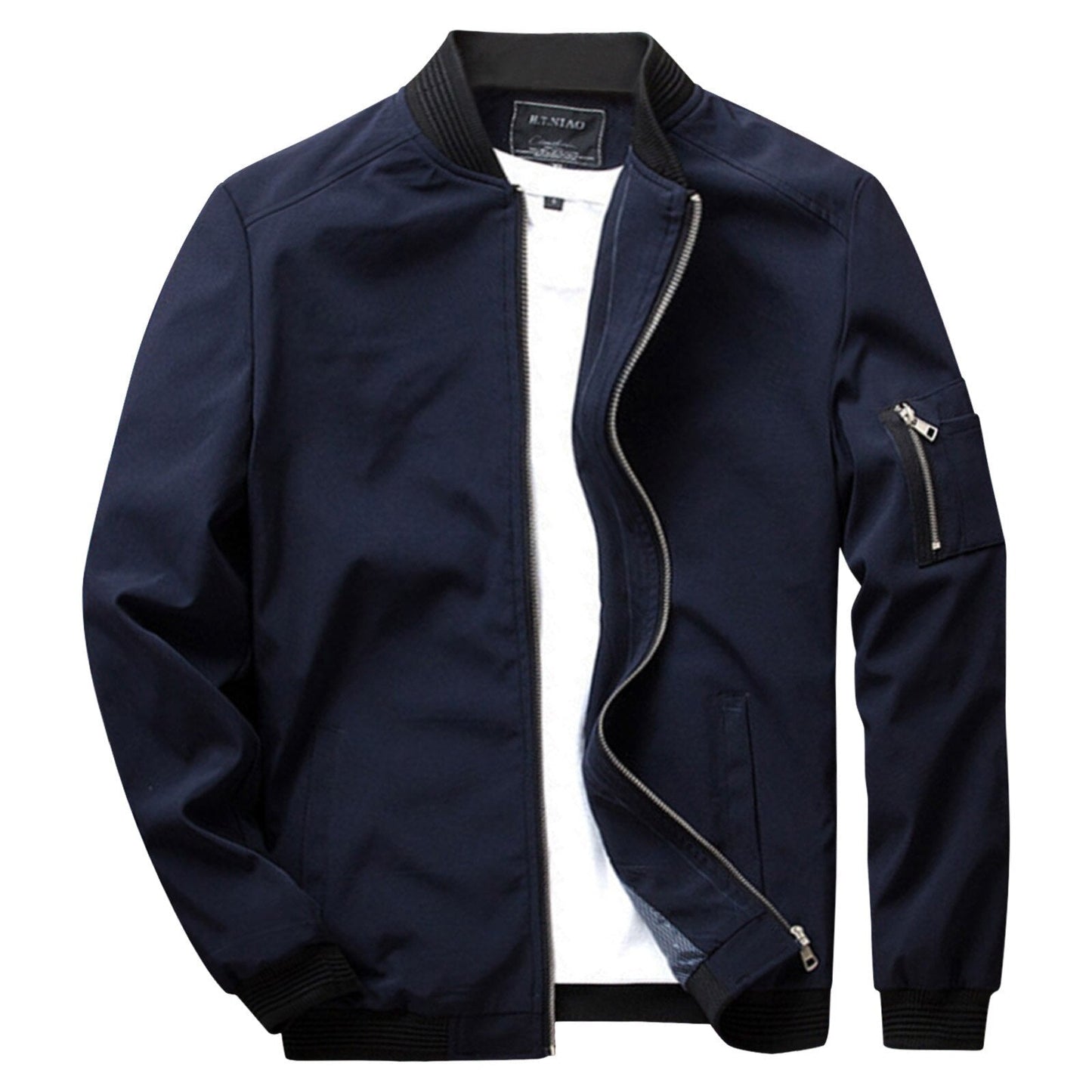 Men's Zip-Up Jacket for Autumn