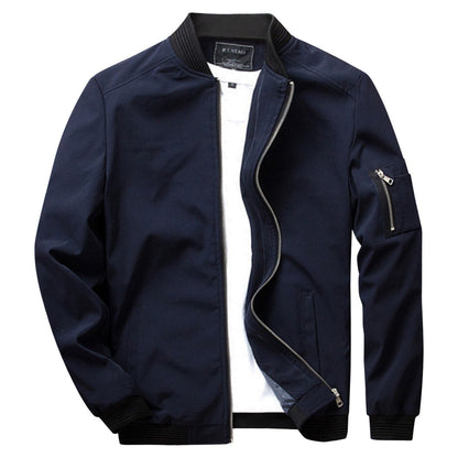 Men's Zip-Up Jacket for Autumn