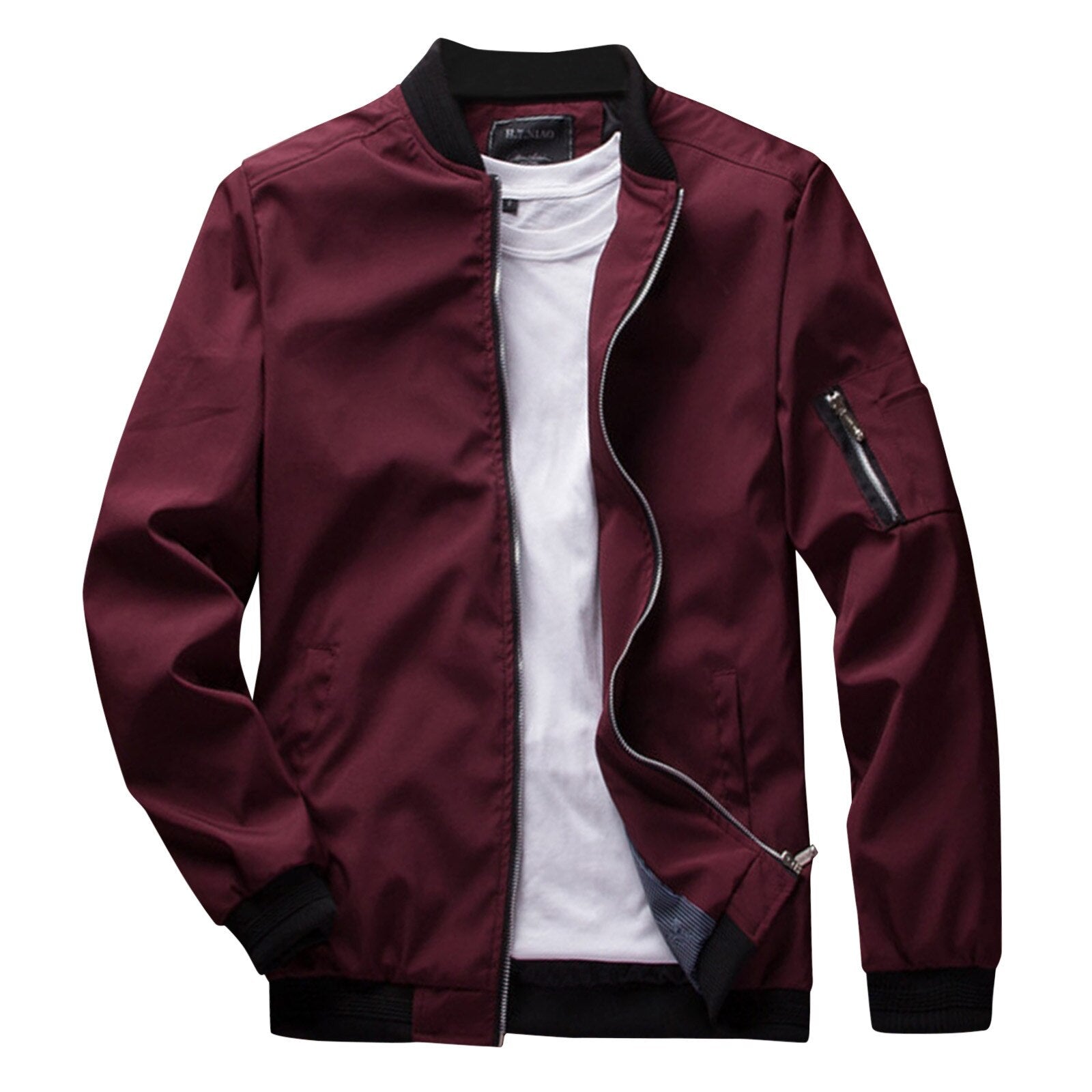 Men's Zip-Up Jacket for Autumn