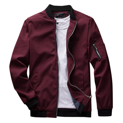 Men's Zip-Up Jacket for Autumn
