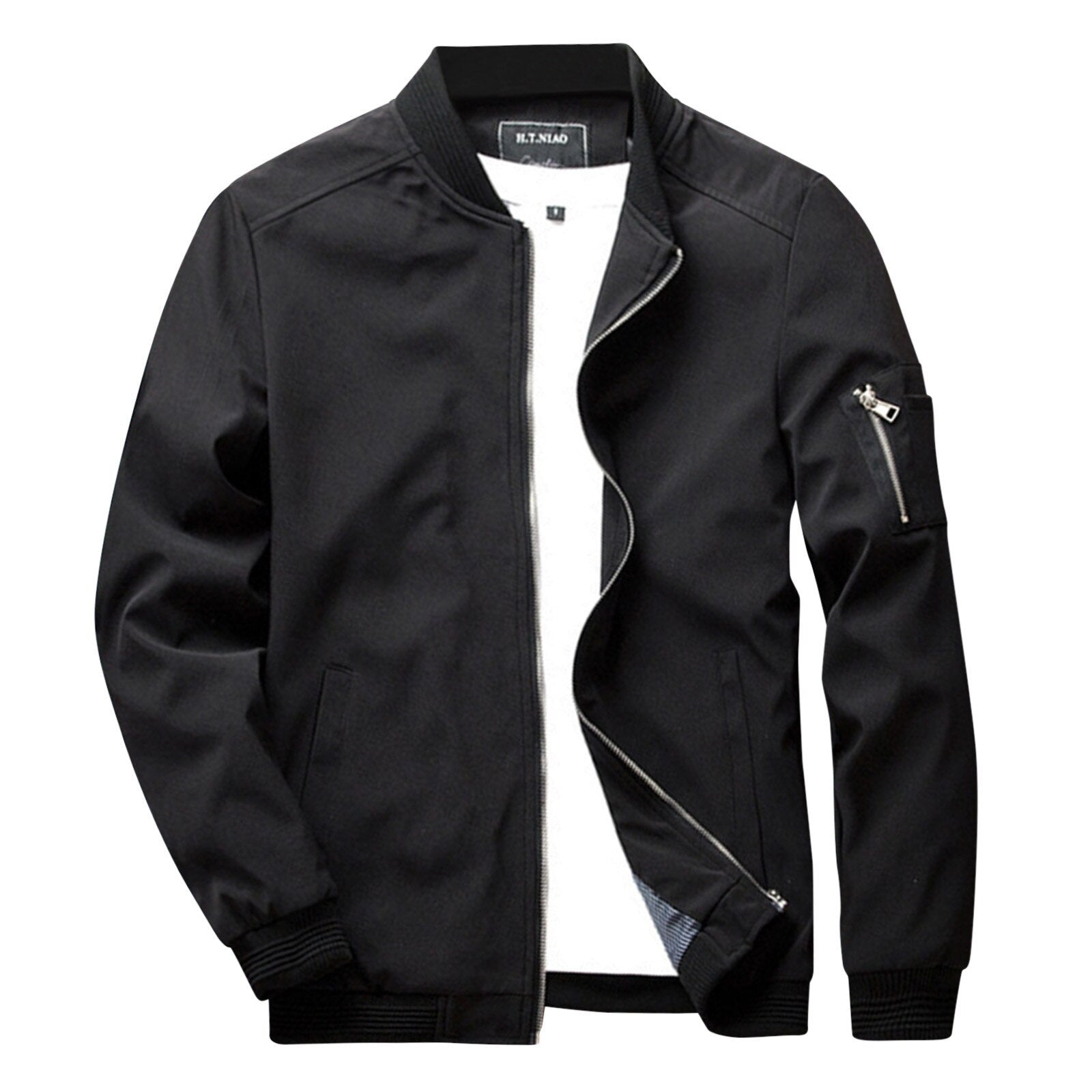 Men's Zip-Up Jacket for Autumn