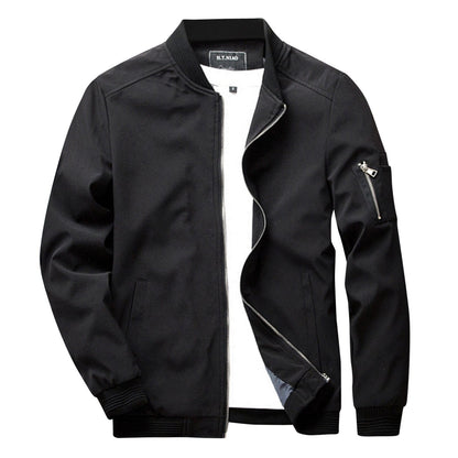 Men's Zip-Up Jacket for Autumn