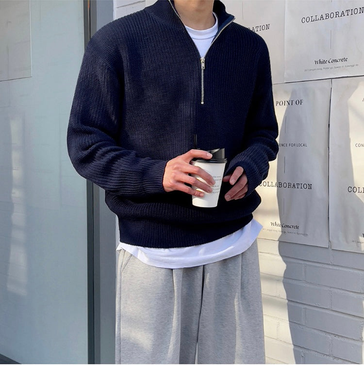 Men's Zip-Up Sweater