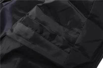 Men's Zip-Up Vest with Vertical Seams