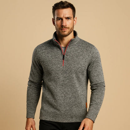 Men's Zipper Sweater Casual Modern Style