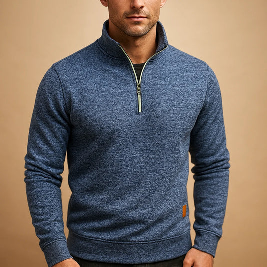 Men's Zipper Sweater Casual Modern Style
