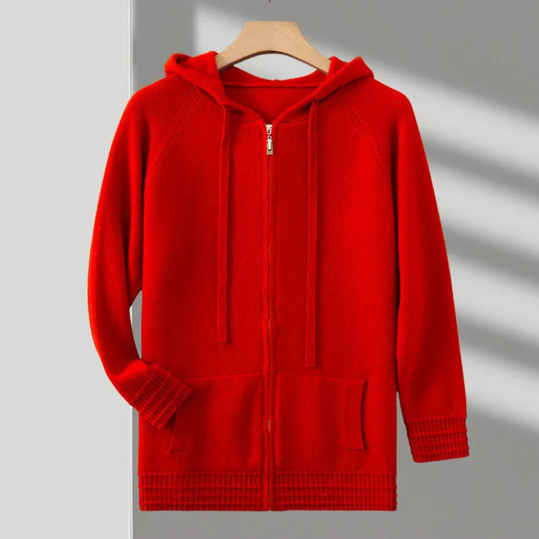 Men's Zippered Hoodie Sweatshirt for Casual Comfort