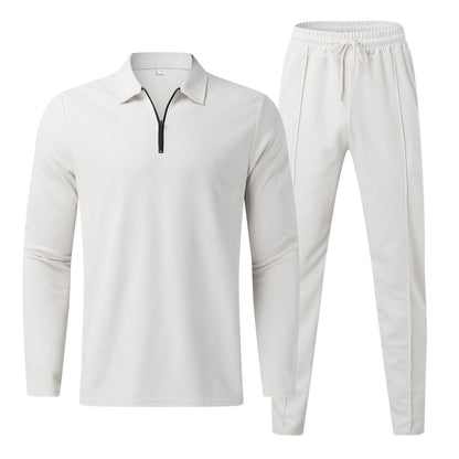 Men's Zippered Lounge Set for Casual Comfort