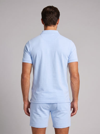 Men's Lightweight Summer Sports Polo and Shorts Set