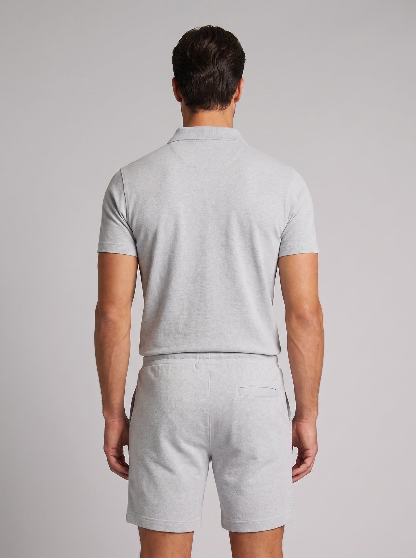 Men's Lightweight Summer Sports Polo and Shorts Set
