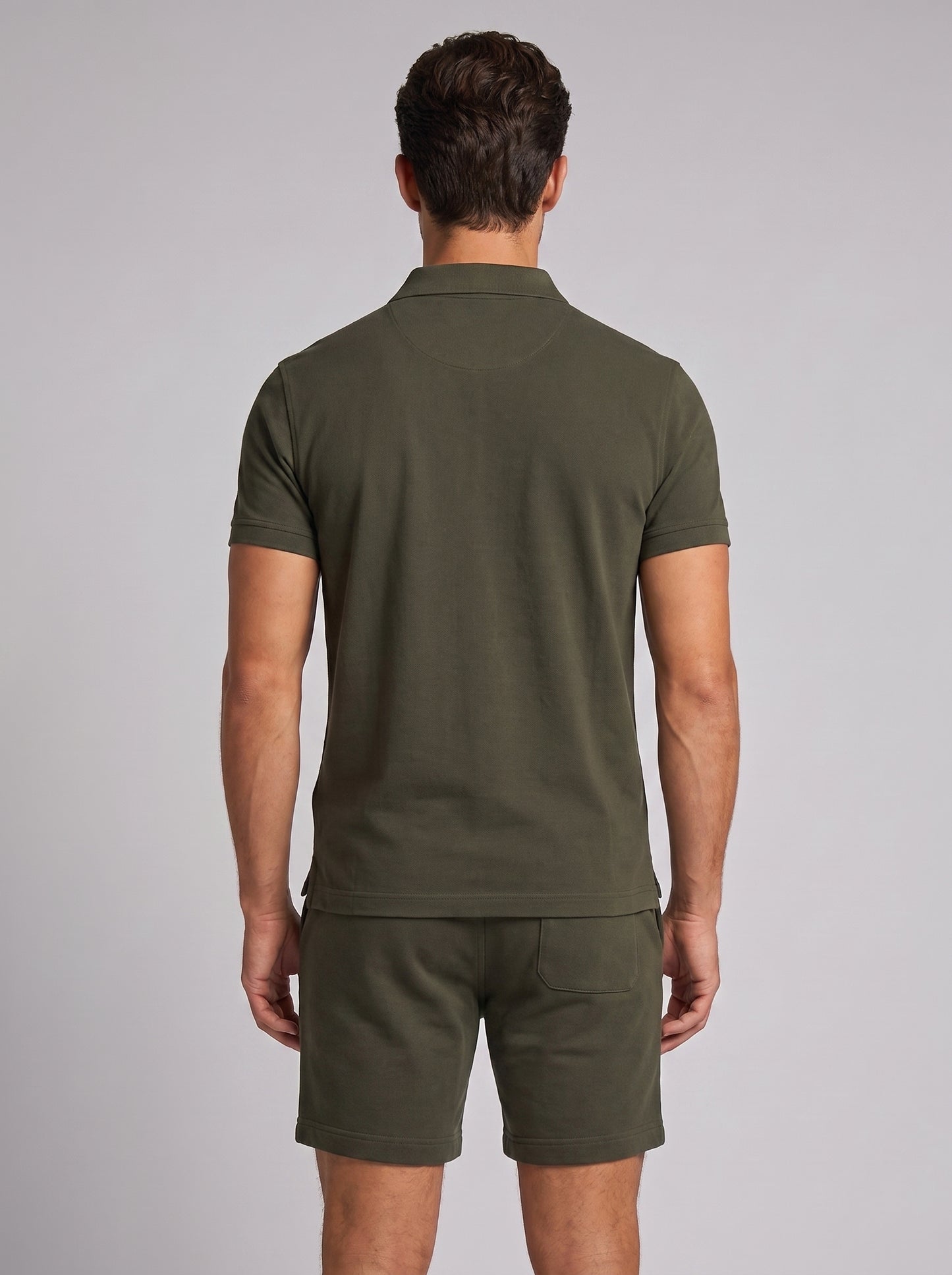 Men's Lightweight Summer Sports Polo and Shorts Set