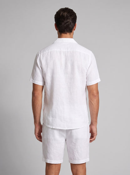 Men's Linen Shirt and Shorts Set