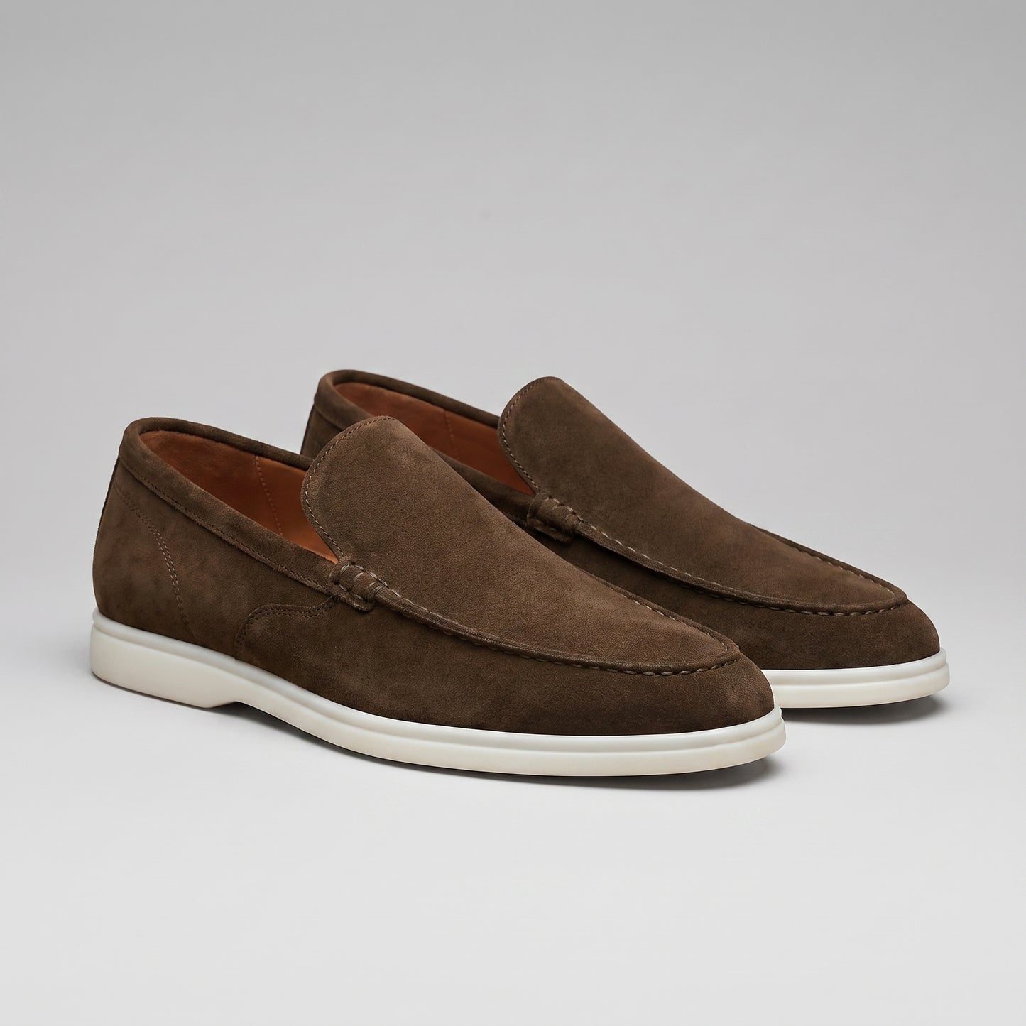 Men's Casual Leather Loafers - Slip-On Loafer Shoes