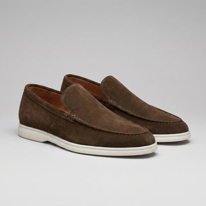 Men's Casual Leather Loafers - Slip-On Loafer Shoes