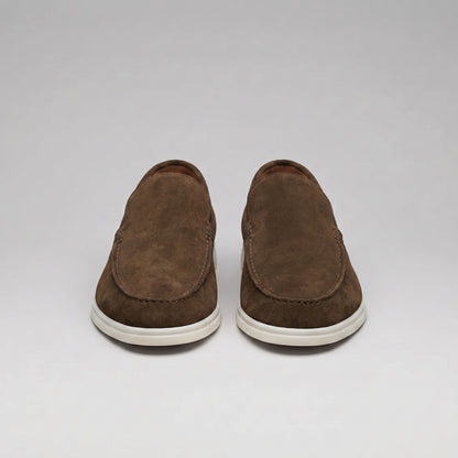 Men's Casual Leather Loafers - Slip-On Loafer Shoes