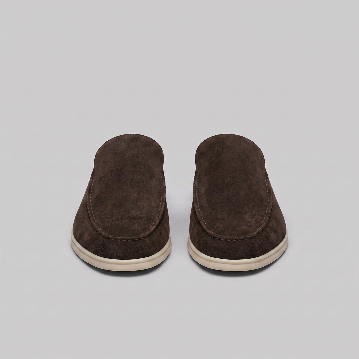 Men's Loafer Mule Slip-On Shoes with Open Heel Design