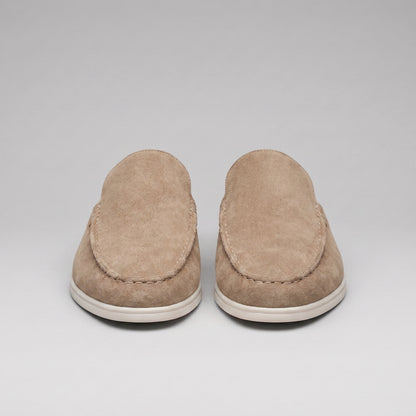 Men's Loafer Mule Slip-On Shoes with Open Heel Design