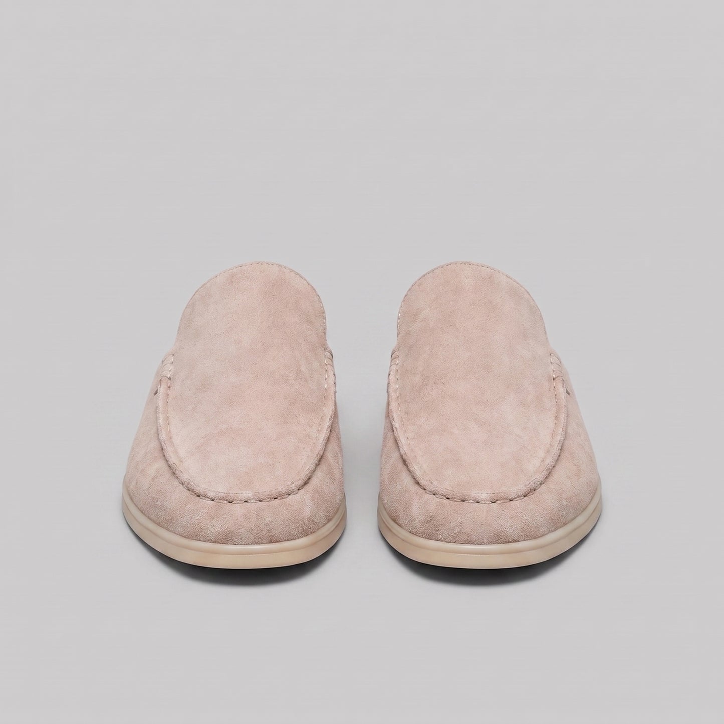 Men's Loafer Mule Slip-On Shoes with Open Heel Design