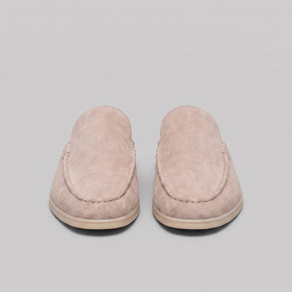 Men's Loafer Mule Slip-On Shoes with Open Heel Design