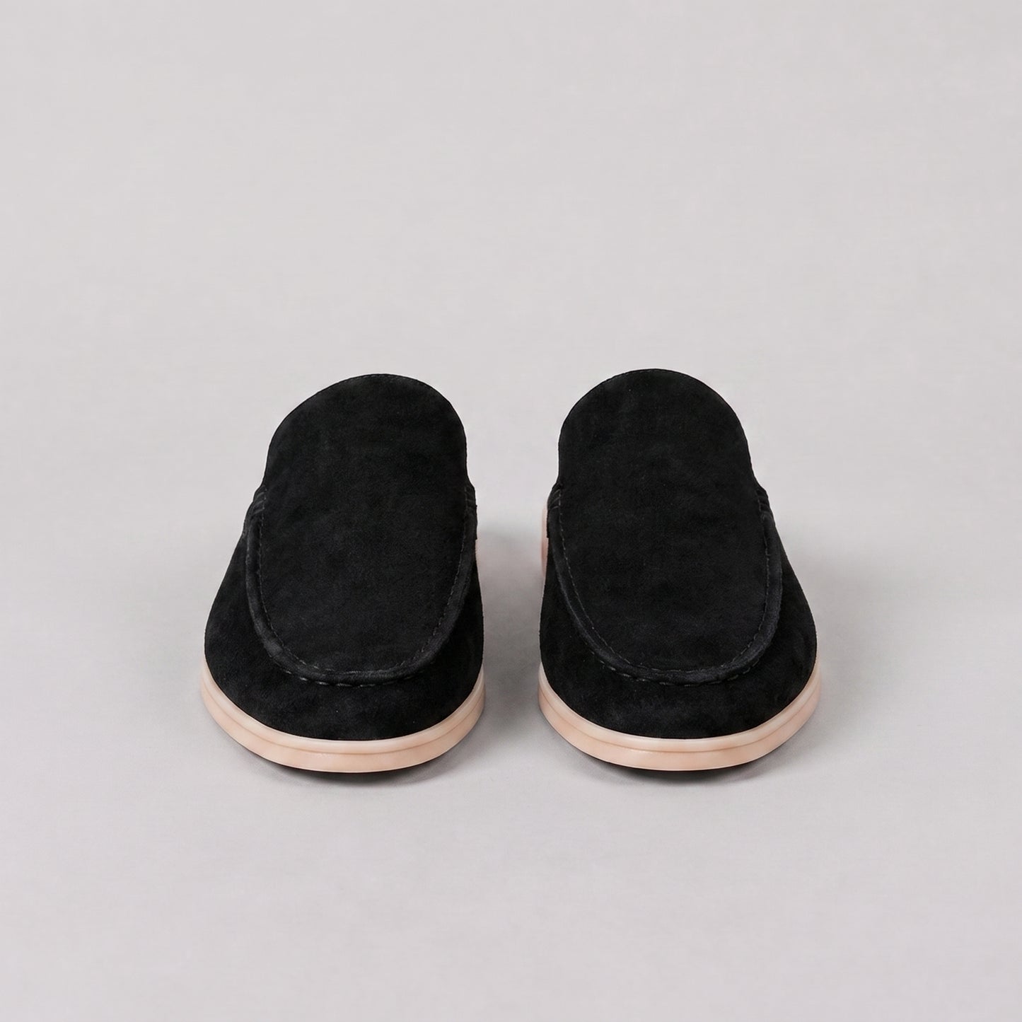 Men's Loafer Mule Slip-On Shoes with Open Heel Design