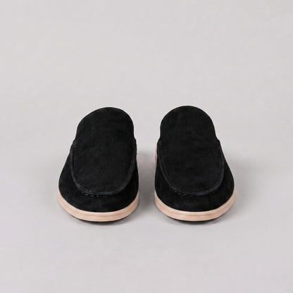 Men's Loafer Mule Slip-On Shoes with Open Heel Design