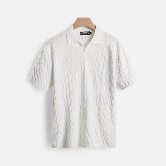 Polo Shirt – Button Neck & Straight Fit Shape