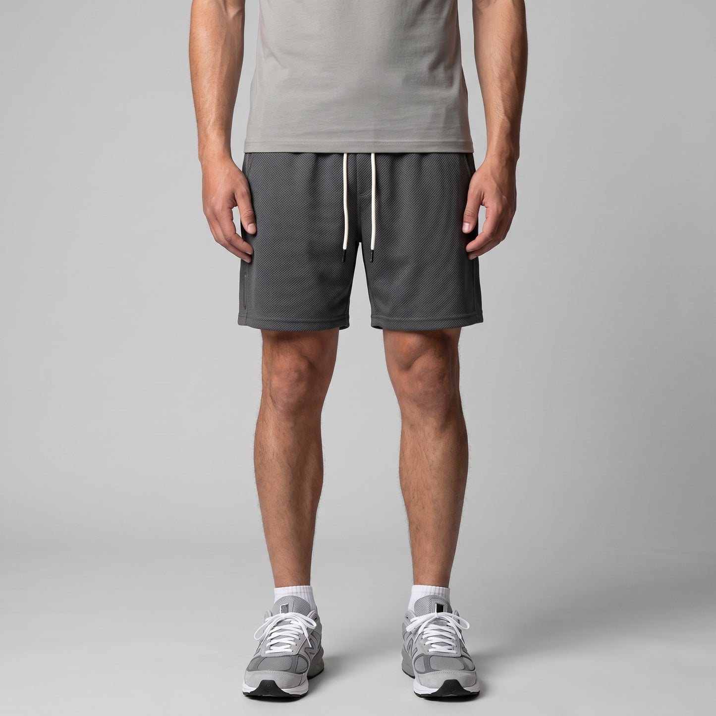 Men's Gym Shorts Athletic Comfort Fit Above Knee