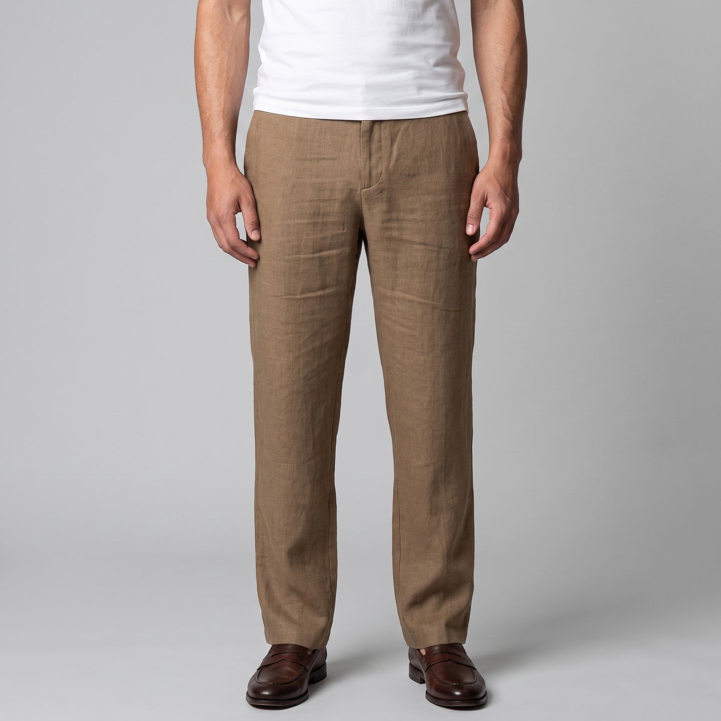 Men's Relaxed Linen Trousers