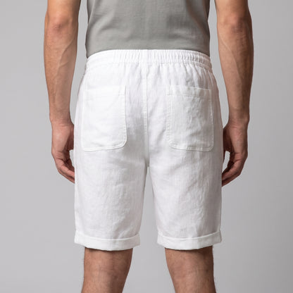 Men's Linen Blend Shorts for Summer Casual Wear