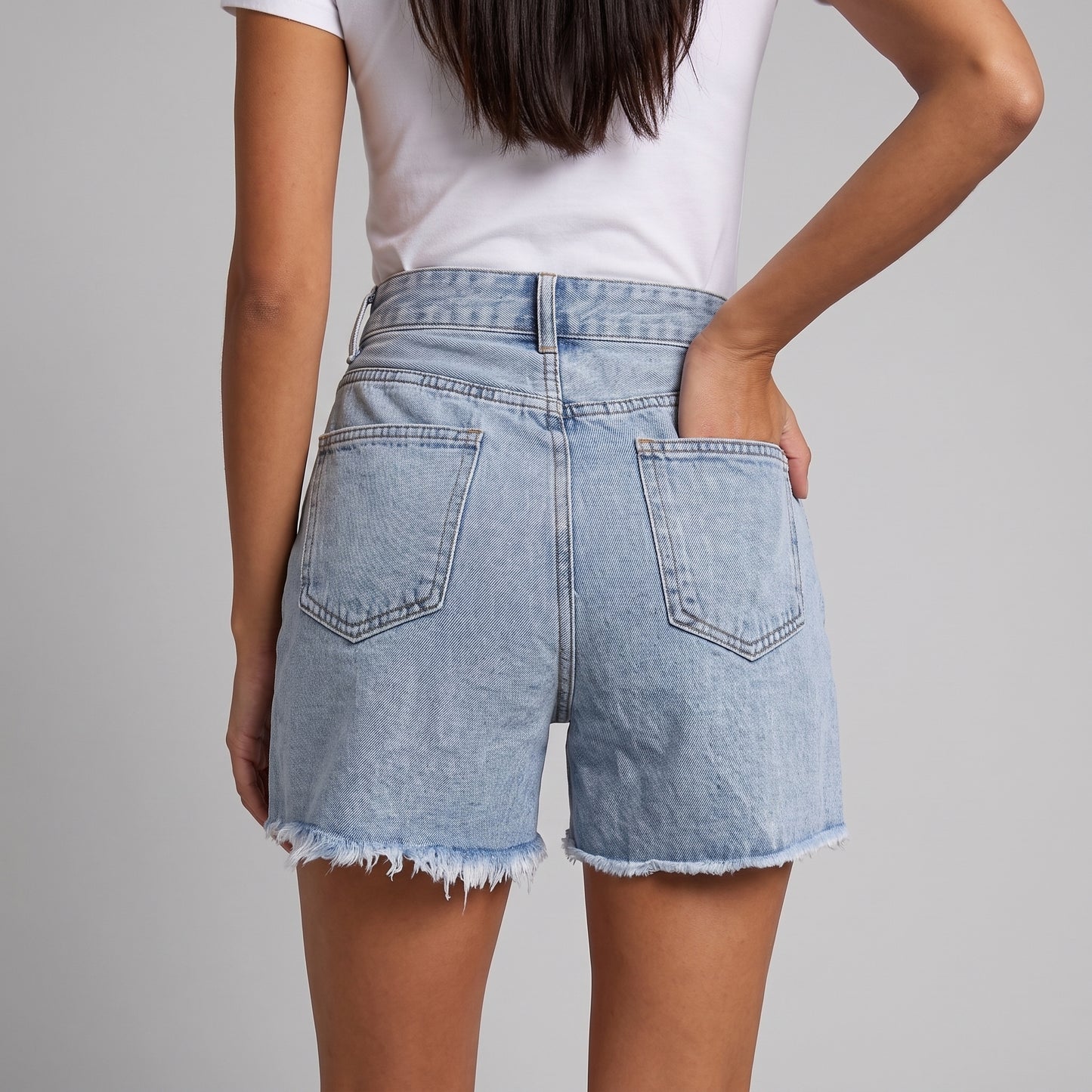 Women's High Waist Denim Shorts