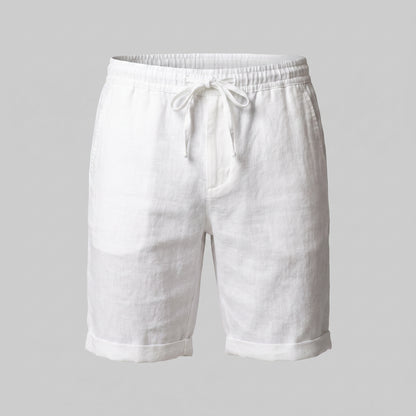 Men's Linen Blend Shorts for Summer Casual Wear