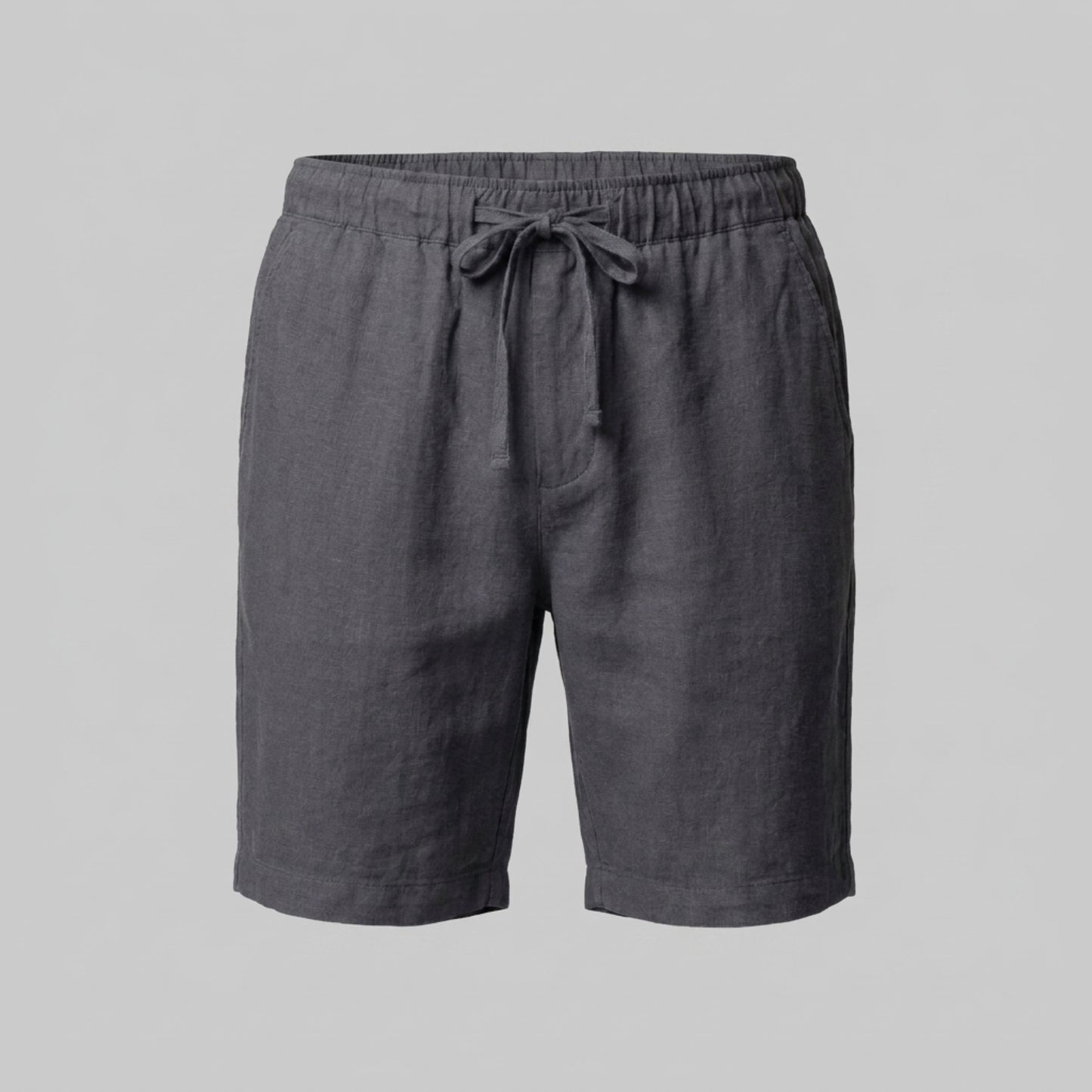 Men's Linen Blend Shorts for Summer Casual Wear