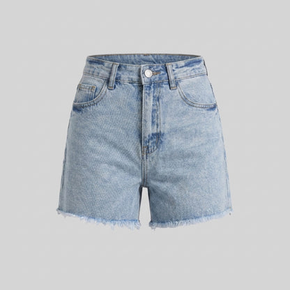 Women's High Waist Denim Shorts