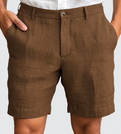 Men's Casual Flat Front Shorts