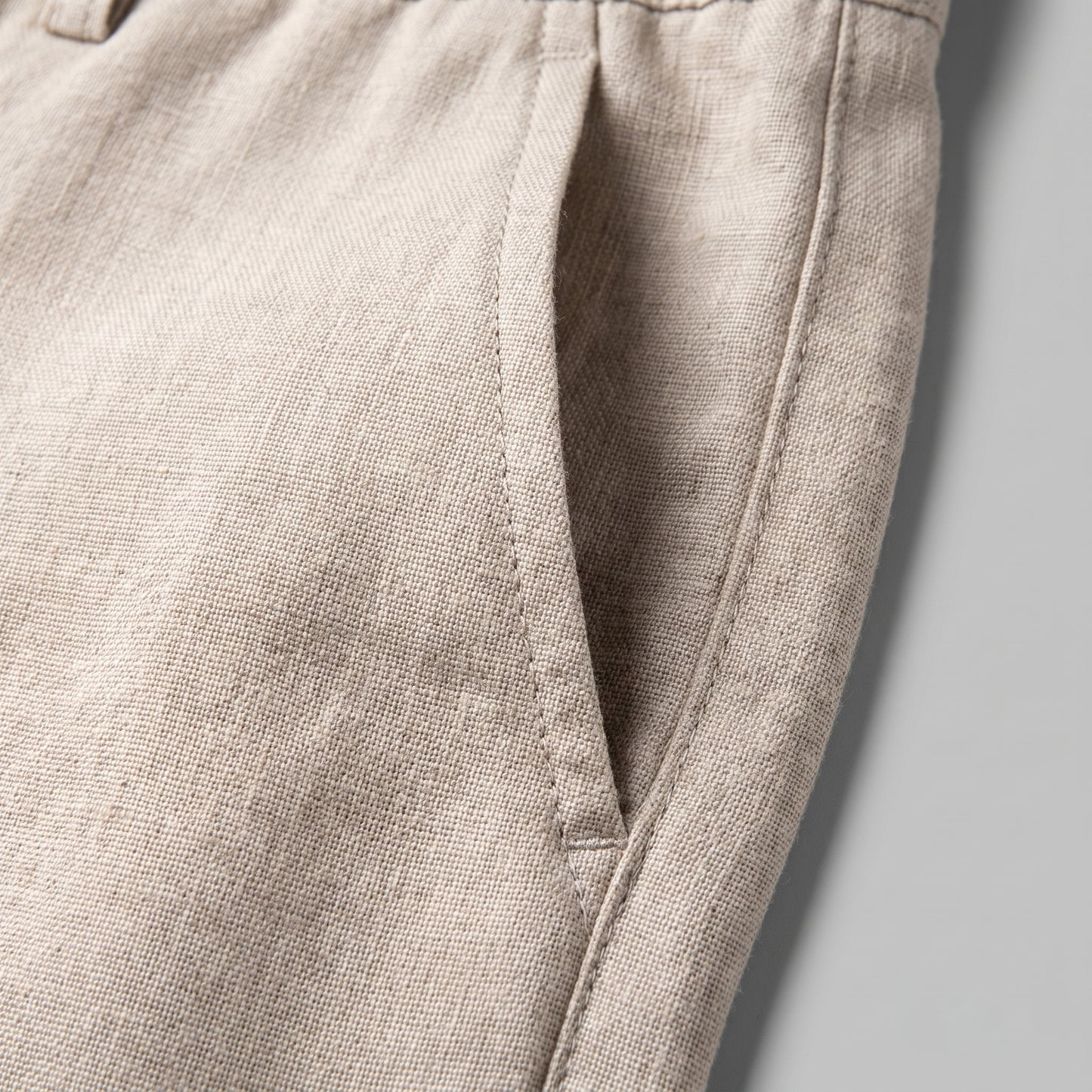 Men's Relaxed Linen Trousers